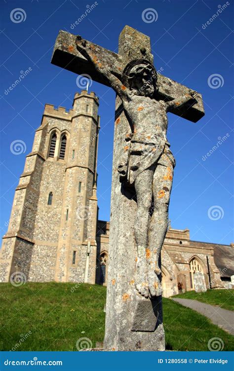 Church With Crucifix Stock Photo Image Of Paul Architecture 1280558