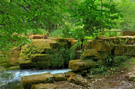 Lathkill Dale River Lathkill Peak District Derbyshire Bill