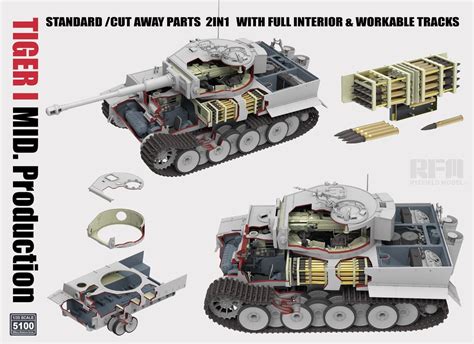 Rye Field Model Tiger I Mid Production W Full Interior