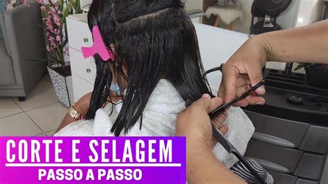 Selagem E Corte Curto Reto Com FranjÃo Simples Passo A Passo Quanto