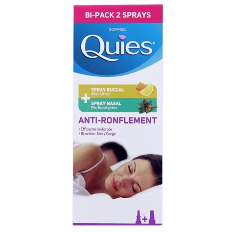 Anti Ronflement Bi Pack 2 Sprays Quies