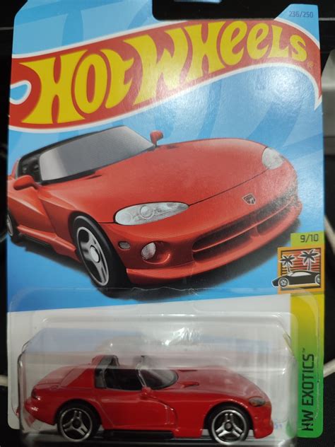 Hot Wheels Dodge Viper Rt 10 Red Hobbies Toys Toys Games On Carousell