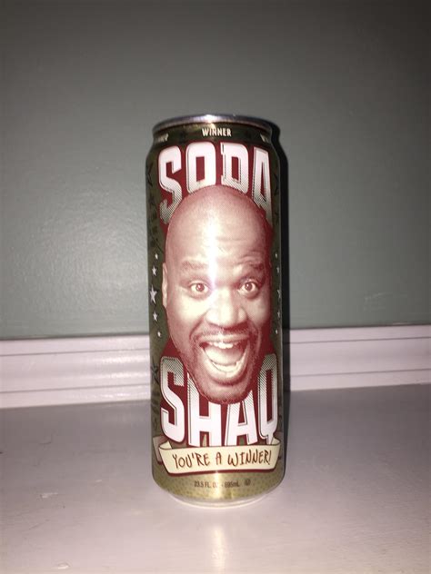 The Shaq Soda Golden Can number #1 of 5, to my knowledge the rarest ...