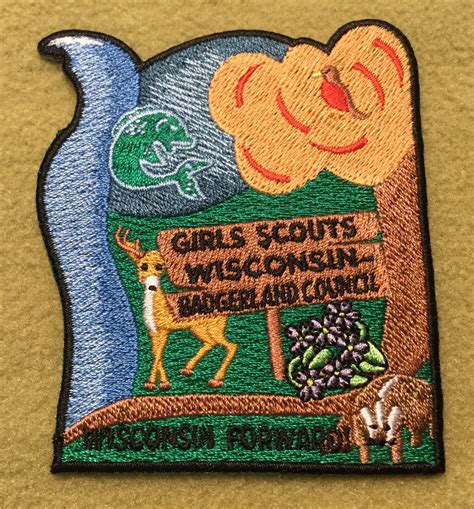 Girl Scouts Wisconsin Badgerland 100th Anniversary Council Patch