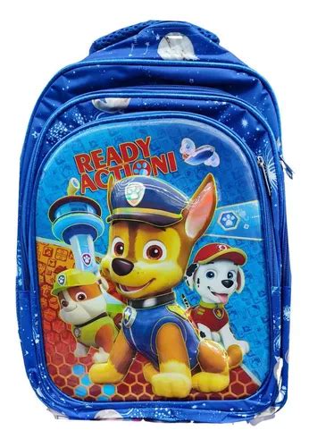 Mochila De Costas Escolar Infantil Grande Patrulha Canina Mercadolibre