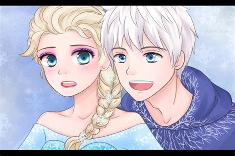 Elsa And Jack Jack And Elsa By Frozenblume Jack And Elsa Jack Frost And Elsa Jack Frost