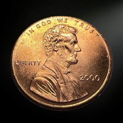 2000 P Philadelphia Lincoln Memorial Penny BU Brilliant Uncirculated