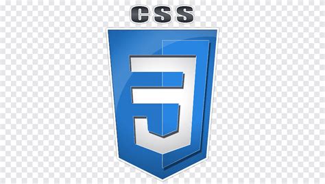 Css3 Badge Blue And White Css Icon Png Pngegg