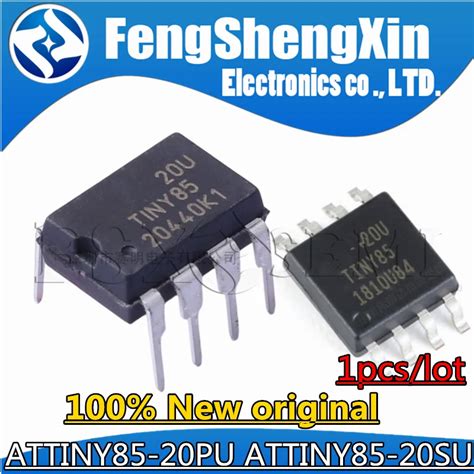 1pcs New ATTINY85 20PU DIP 8 TTINY85 DIP8 85 20PU ATTINY85 20 DIP