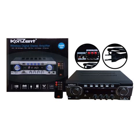 Konzert Audio Wireless Digital Stereo Amplifier Aux Input Lazada Ph