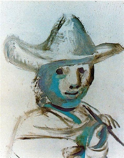 Pablo Picasso Self Portrait 1972