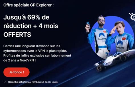 Avec son offre spéciale GP Explorer NordVPN devient l un des VPN les