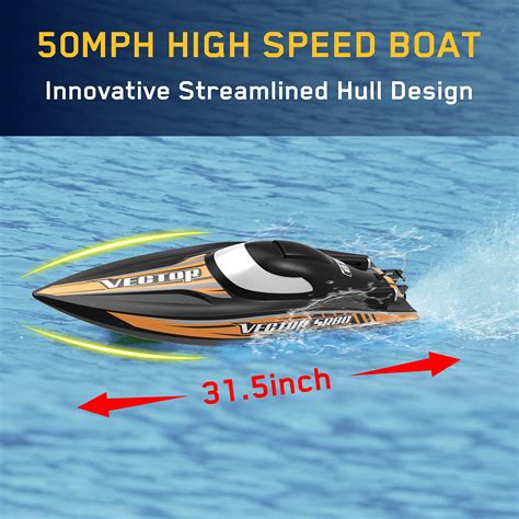 Volantexrc Brushless Remote Control Boat Vectorsr For Lake River