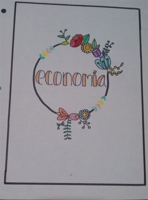 Portadas de economía ideas cuadernos carátulas y dibujos Todo imágenes