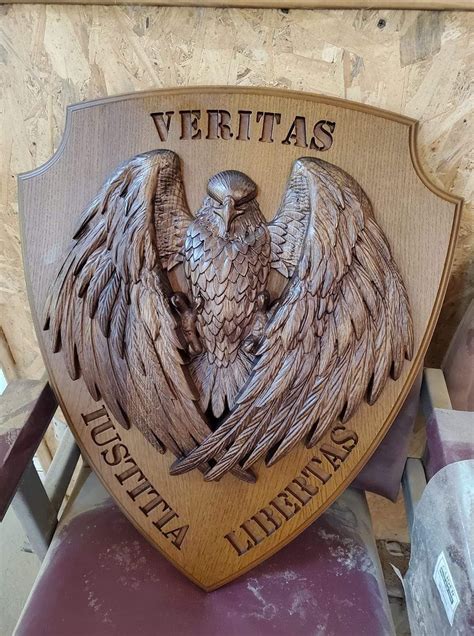 Eagle CNC Wood Carving : r/CNC