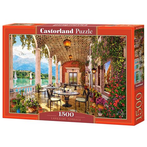 Puzzle Pi Ces Terrasse Au Bord Du Lac Castorland Rue Des Puzzles