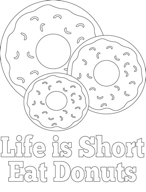 Donut Coloring Page New Coloring Pages Donuts For You Coloring Pages