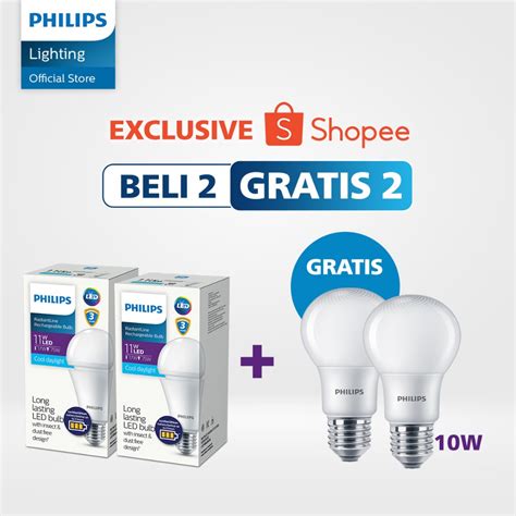 Jual Philips Paket Beli Lampu Radiantline Emergency W K Putih