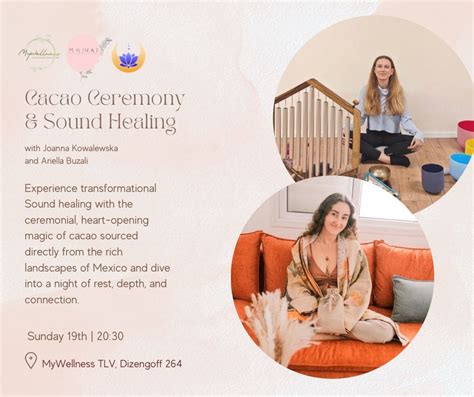 Cacao Ceremony And Sound Healing Mywellness Tlv