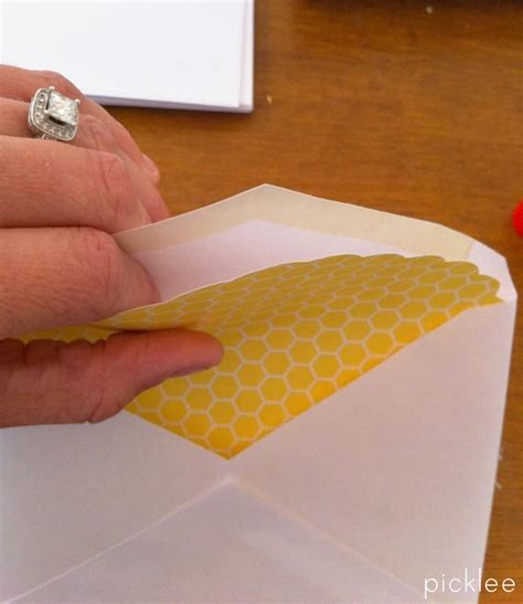 Diy Wedding Envelope Liners Tutorial Picklee