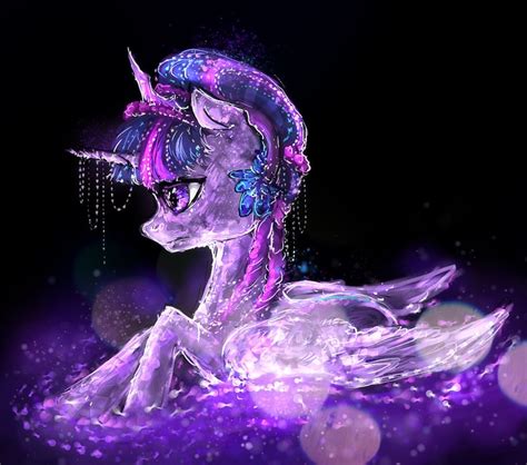 Crystal Pony: Princess Twilight Sparkle by ElkaArt on DeviantArt | Crystal ponies, Princess ...