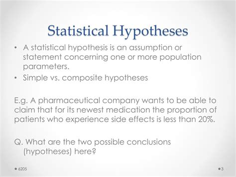 PPT Statistical Hypothesis Tests PowerPoint Presentation Free