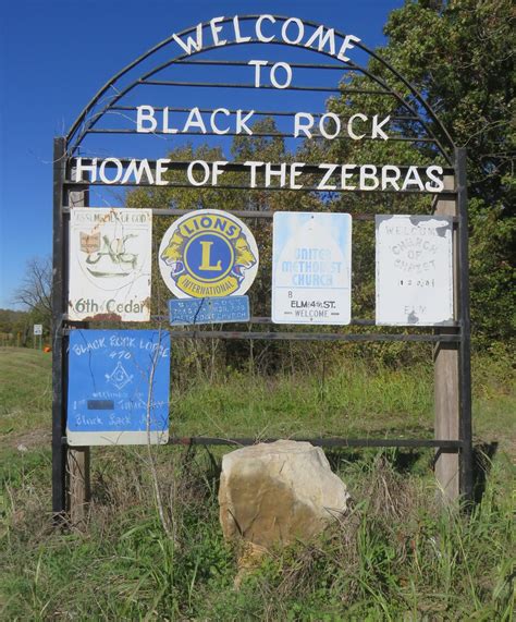 Welcome To Black Rock Sign Black Rock Arkansas Black Ro Flickr