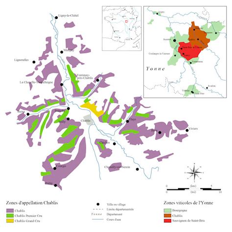 Revista Eno Estilo Mapas do vinho Chablis França