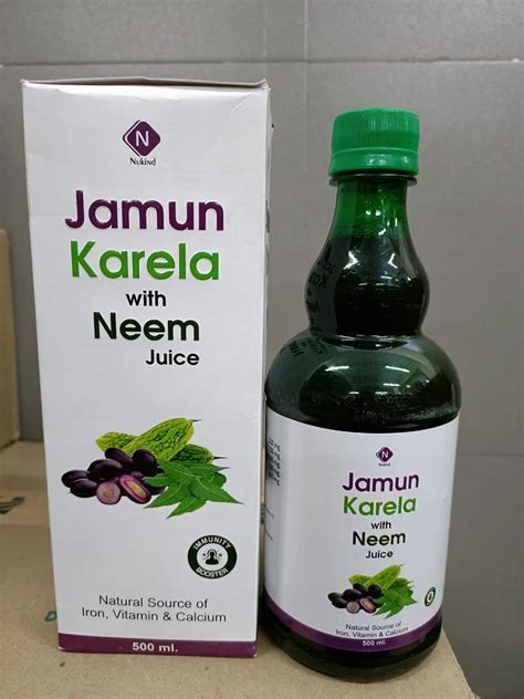 Ml Jamun Karela Neem Juice At Rs Jamun Neem Karela Juice In New