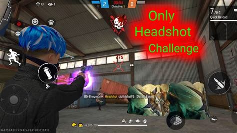 Only Headshot Challenge Lone Wolf Garena Free Fire YouTube