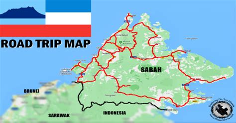 BEST Sabah Road Trip Itinerary Map Attractions Activities Rider Chris