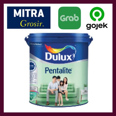 Jual Cat Tembok Dulux Pentalite Brilliant White Liter White