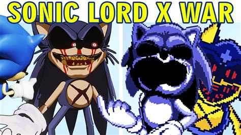 Friday Night Funkin VS Lord X War SONIC EXE Faker X CANCELLED BUILD