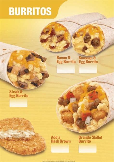 Taco Bell Launches New Breakfast Menu Yahoo News Singapore