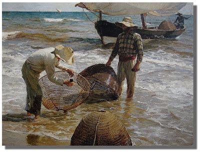 Pinturas De Los Siglos Xix Y Xx La Vuelta De La Pesca Joaquin Sorolla