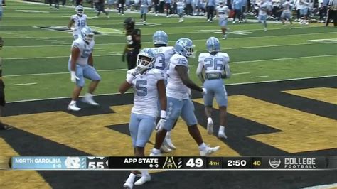 Drake Maye Connects For 42 Yard Td Pass Espn Video