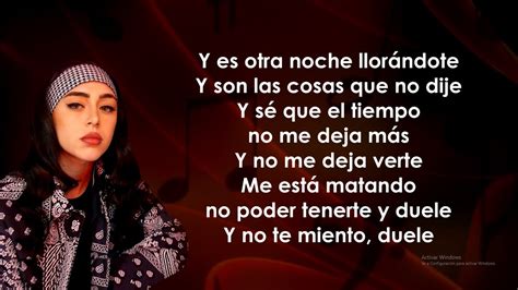 Los Ngeles Azules Nicki Nicole Otra Noche Letra Lyrics Youtube