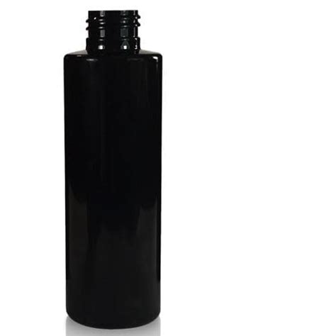 150ml Black Plastic Bottle - Ampulla Ltd - 0161 367 1414