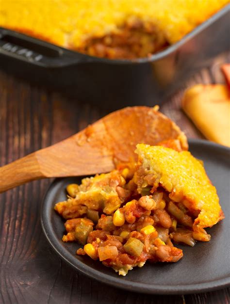 Chili Bean Casserole With Cornmeal Crust The Vegan Atlas