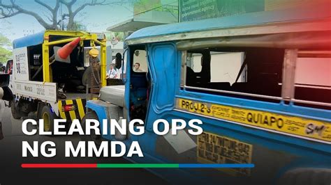 Jeepney Driver Nakipagtalo Sa MMDA Sa Clearing Ops ABS CBN News YouTube