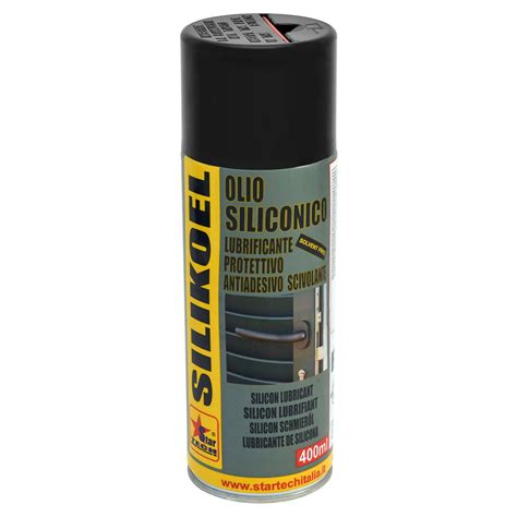 LUBRIFICANTE AL SILICONE SPRAY 400 Ml STAR TECH SILIKOEL A BASE DI OLIO