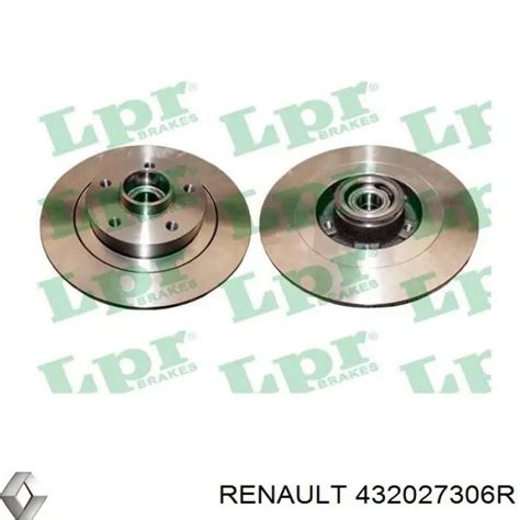 432027306R Renault (RVI) диск тормозной задний