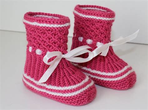 Strickanleitung Baby Booties Babyschuhe Sohlenlänge 10 cm myPatterns de