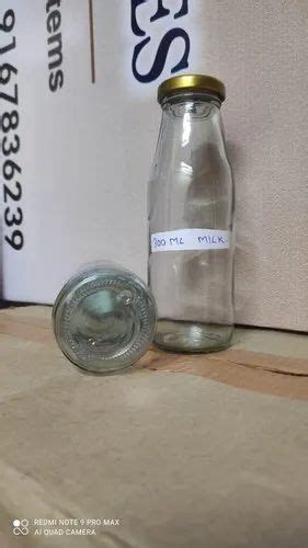 Lug Cap Glass Milk Bottle Ml At Rs Piece In Thane Id