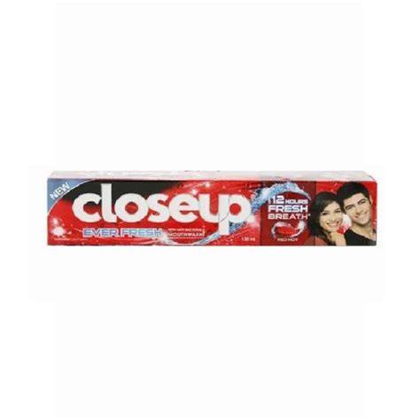 Conektr Close Up Tooth Paste Ever Fresh With Mouthwash Red Hot 120ml