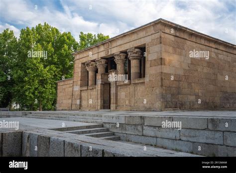 Temple Of Debod Ancient Egyptian Temple At La Montana Park Madrid