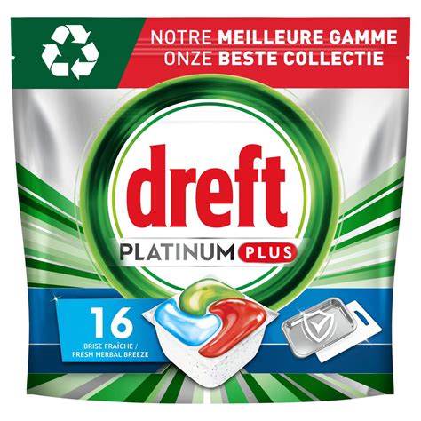 Dreft Platinum Plus All In One Vaatwastabletten Deep Clean Technologie