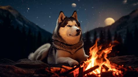 A majestic Siberian Husky resting, AI generated 29317417 Stock Photo at ...