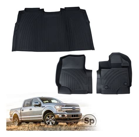 Tapetes Ford Lobo F150 2015 2019 Charola Uso Rudo Negro Mercado Libre