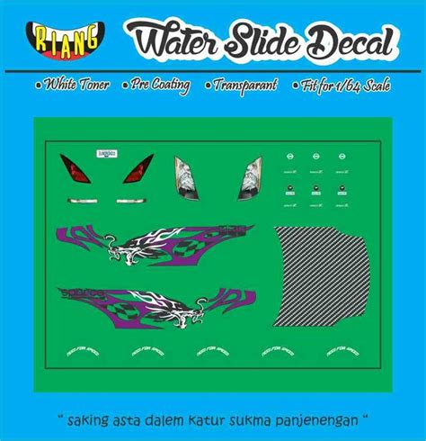 Jual Decal Waterslide Hot Wheels Nissan 350Z Fairlady Rachel Teller Kota Denpasar CCNK